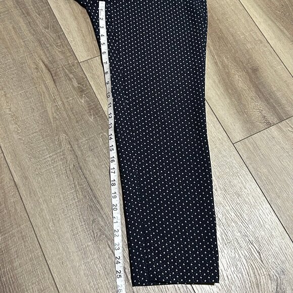 NEW J.CREW Easy Pants in Foulard Navy Print {H6527} Size 4 - Picture 8 of 12